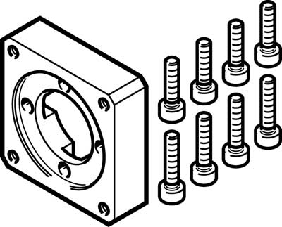 1087613 Brida De Motor Festo EAMF-A-28D-28A