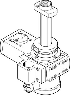 1095933 Modulo Giratorio Y Elevador Festo EHMB-25-100