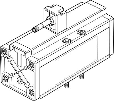 12457 Electrovalvula Festo MDH-5/2-3/4-D-4-24DC