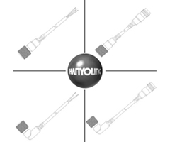 Connector-cable Sensor/encoder Cable conector Relay Hanyoung Hanyoung